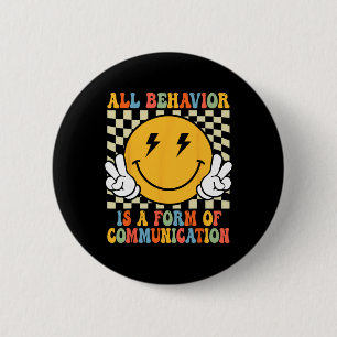 Alle Verhaltensweisen sind eine Form der Kommunika Button