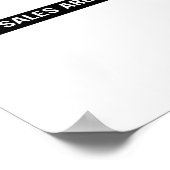 Alle Verkaufsabschlusszeichen, Tabletop-Beschriftu Poster (Ecke)