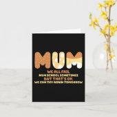 Alle Versagt Mama School Mama gibt Mother Day Mama Karte (Gelbe Blume)