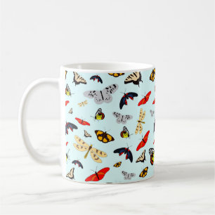 Alle verschiedenen Arten von farbenfrohen Schmette Kaffeetasse