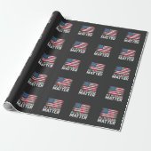Alle Veteran Matter American 4. Juli Patriotic Geschenkpapier (Ungerollt)