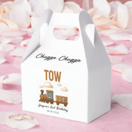 Alle Vintagen Züge 2. Geburtstag Party Geschenkschachtel