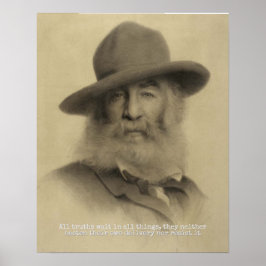 Alle Wahrheiten warten in allen Dingen inspirieren Poster