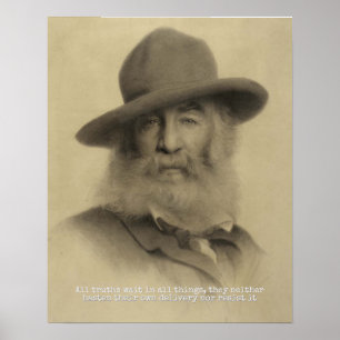 Alle Wahrheiten warten in allen Dingen inspirieren Poster