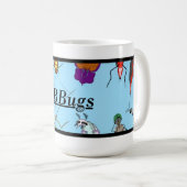 Alle Wanzen auf einer Tasse! Kaffeetasse (VorderseiteRechts)