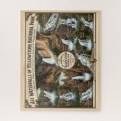 Alle Wasserfälle des Yellowstone Puzzle (Vertikal)