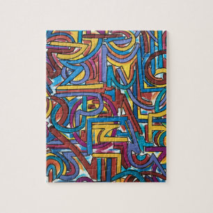 Alle Wege führen dorthin-Abstrakte Kunst Puzzle