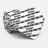 Alle Wege führen zu 127.0.0.1 Krawatte (Gerollt)