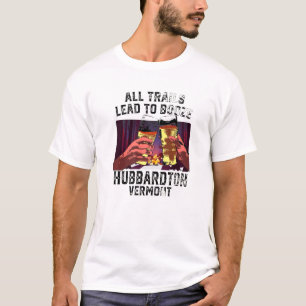 Alle Wege führen zu Hubbardton Camping Vermon T-Shirt