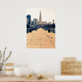 Alle Wege führen zur Pyramide. Poster (Küche)