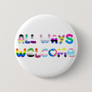 Alle Wege Willkommen LGBTQIA+ Inklusivität que Sto Button