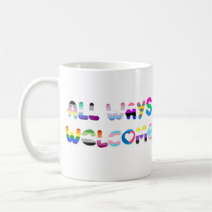 Alle Wege Willkommen LGBTQIA+ Inklusivität que Sto Kaffeetasse