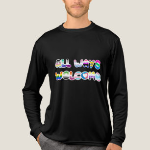 Alle Wege Willkommen LGBTQIA+ Inklusivität que Sto Tri-Blend Shirt