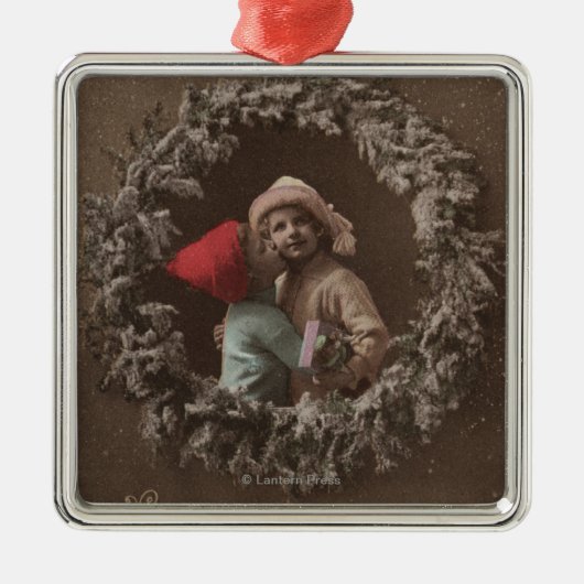 Alle Weihnachtsfreuden sind- ThineLittle Silbernes Ornament (Vorne)