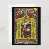 Alle Weihnachtsfreunde Feiertagspostkarte (Vorne/Hinten)