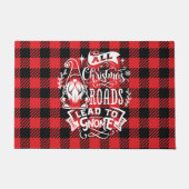 Alle Weihnachtsstraßen führen zum Genom Fußmatte (Vorderseite)