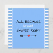 Alle, weil zwei Leute die richtige Babydusche wisc Dankeskarte (Vorne/Hinten)