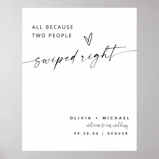 Alle, weil zwei Leute mit dem rechten Willkommensz Poster (Vorne)