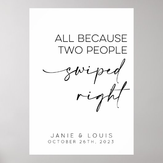 Alle, weil zwei Leute mit dem rechten Zeichen für Poster (Vorne)