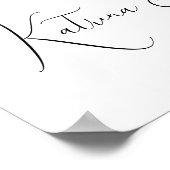 Alle, weil zwei Leute schwitzten Richtige Hochzeit Poster (Ecke)