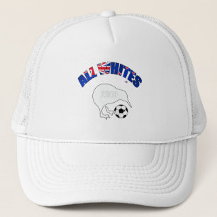 Alle Weiß-Kiwi-Fußball-Fußballfangeschenke Truckerkappe