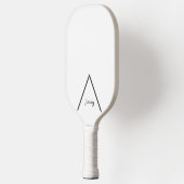 Alle weiß pickleball schläger (Links)