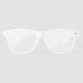 Alle weiße Sonnenbrille (Vorderseite)