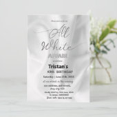 Alle Weißen Affen oder Party Einladung (Stehend Vorderseite)