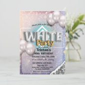 Alle Weißen Affen oder Party Einladung (Stehend Vorderseite)