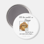 Alle Welten eine Bühne Magnet (Vorderseite/Rückseite)