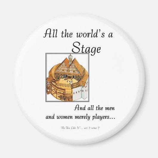 Alle Welten eine Bühne Magnet (Vorne)