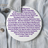 Alle Werte, die wir und unsere Kinder brauchen, Bu Button (Beispiel)