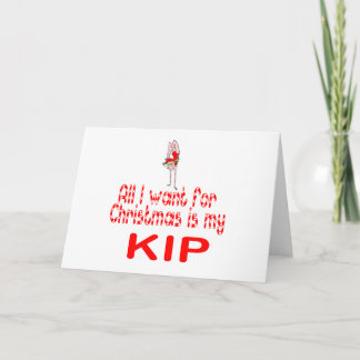 Alle will ich Kip Feiertagskarte