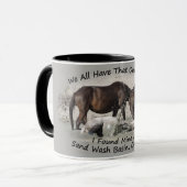 Alle wir haben diesen einen Freund Tasse (Vorderseite Links)