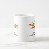 Alle wir leben ein Doppelt-Angeschwemmtes Leben Kaffeetasse (Mittel)