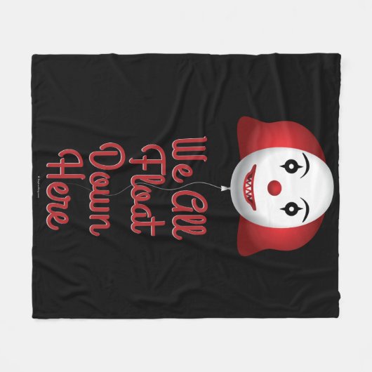 Alle wir schwimmen unten hier fleecedecke (Vorderseite (Horizontal))