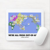 Alle wir sind von Heraus-Von-Afrika (Haplogroup) Mousepad (Mit Mouse)
