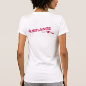 "Alle wir sollten Femsplainers sein " T-Shirt (Rückseite)