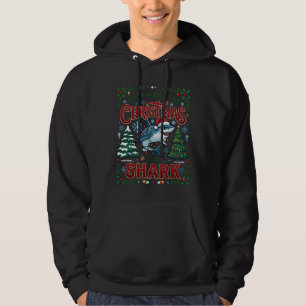 Alle wollen Weihnachts-Hai-Tannenbäume Hoodie