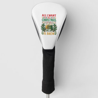 Alle wollen Weihnachtsbrau-Biergläser Fichten Hopf Golf Headcover