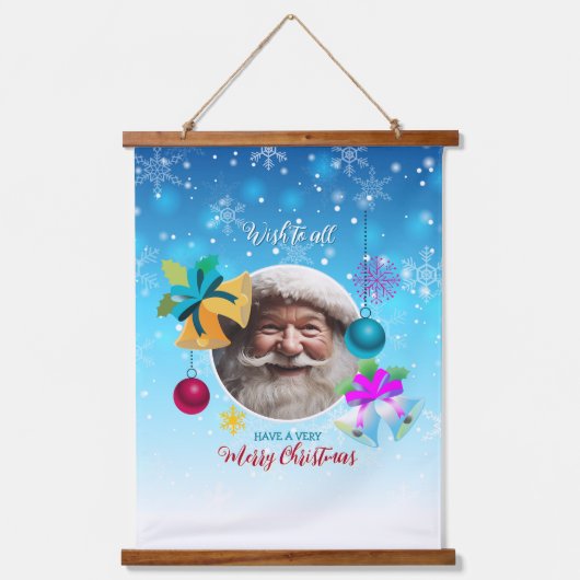 Alle wünschen wandteppich mit holzrahmen (Vorderseite)