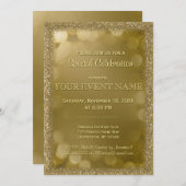 Alle Ziele | Gold Einladung (Vorne/Hinten)