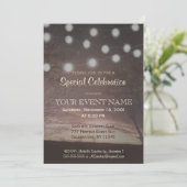 Alle Ziele | Sonnenuntergang Einladung (Stehend Vorderseite)