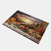 Alle Zimmer sind mit Erntedank Door Mat Fußmatte (Schrägansicht)