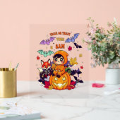 Alle zum Halloween-Lehrer-Geist gebucht Acrylschild (Hochzeit)