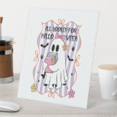 Alle zum Halloween-Lehrer-Geist gebucht Sockelschild (In Situ)