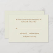 Alle zweckgebundenen Sand-Response-Karten RSVP Karte (Vorne/Hinten)