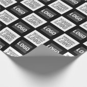 Alle zwei Logos oder Bilder, die sich wiederholen Geschenkpapier (Ecke)