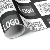 Alle zwei Logos oder Bilder, die sich wiederholen Geschenkpapier (Rolleneckpunkt)