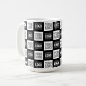 Alle zwei Logos oder Bilder, die sich wiederholen Kaffeetasse (Vorderseite Links)